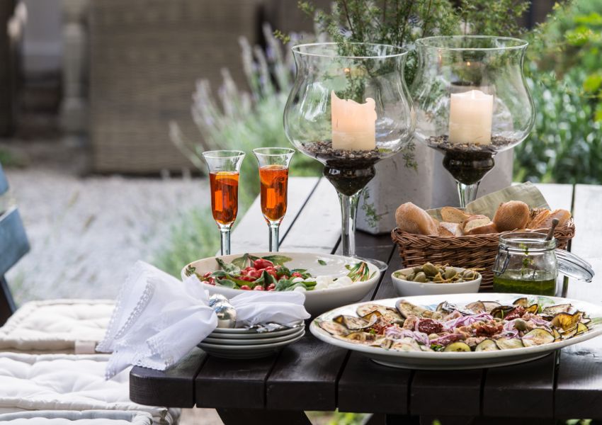 Leckeres Essen im klein fein Hotel Gravenstein bei Meran